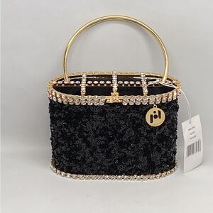 Rosantica Holli Ballerina sequin-embellished top handle bag